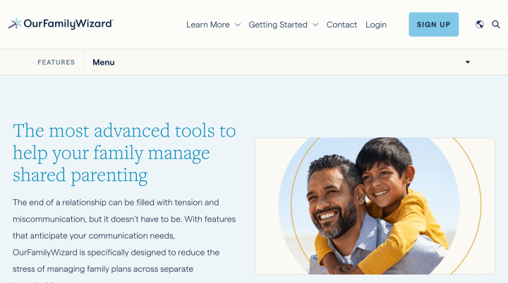 Our Family Wizard Website